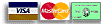 We Accept MasterCard - Visa - American Express Credit Cards